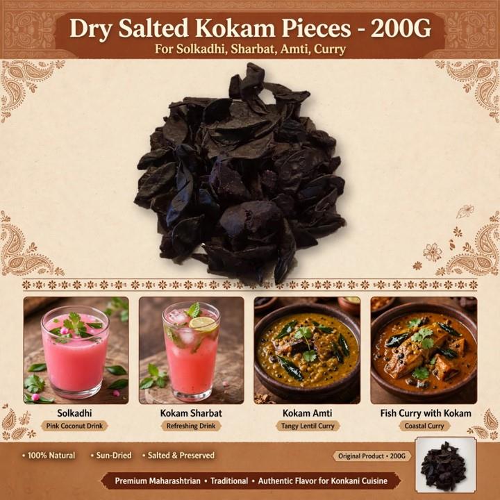 Dry Salted Kokam Pieces 200g | Amsul 200g